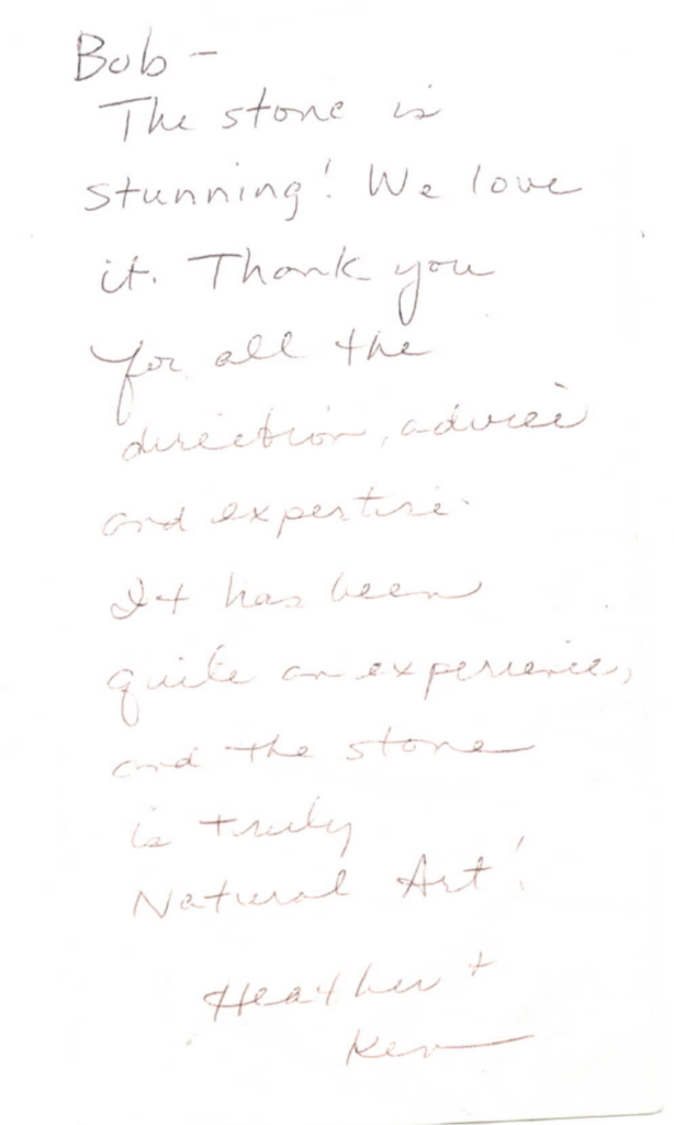 Heather and Ken Mountaintop Stoneworks